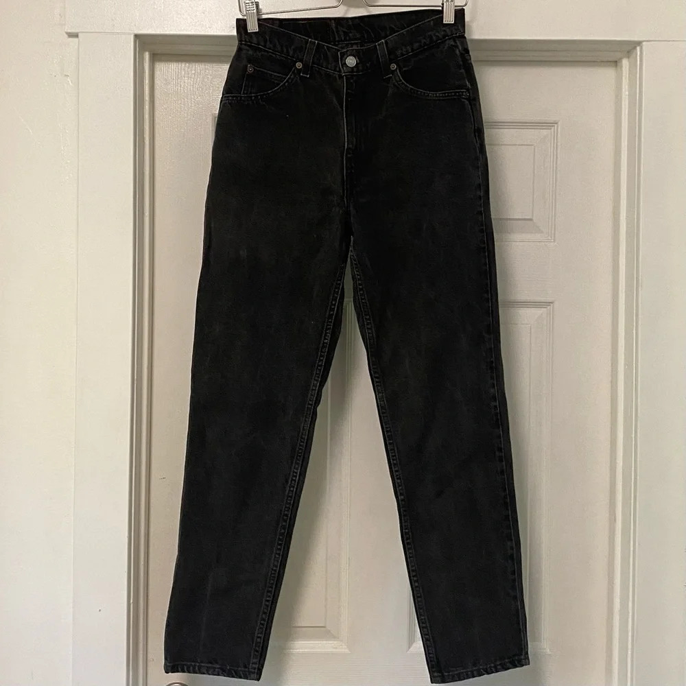 Levi’s Vintage Orange Tab Black Slim Fit Tapered Leg Jeans